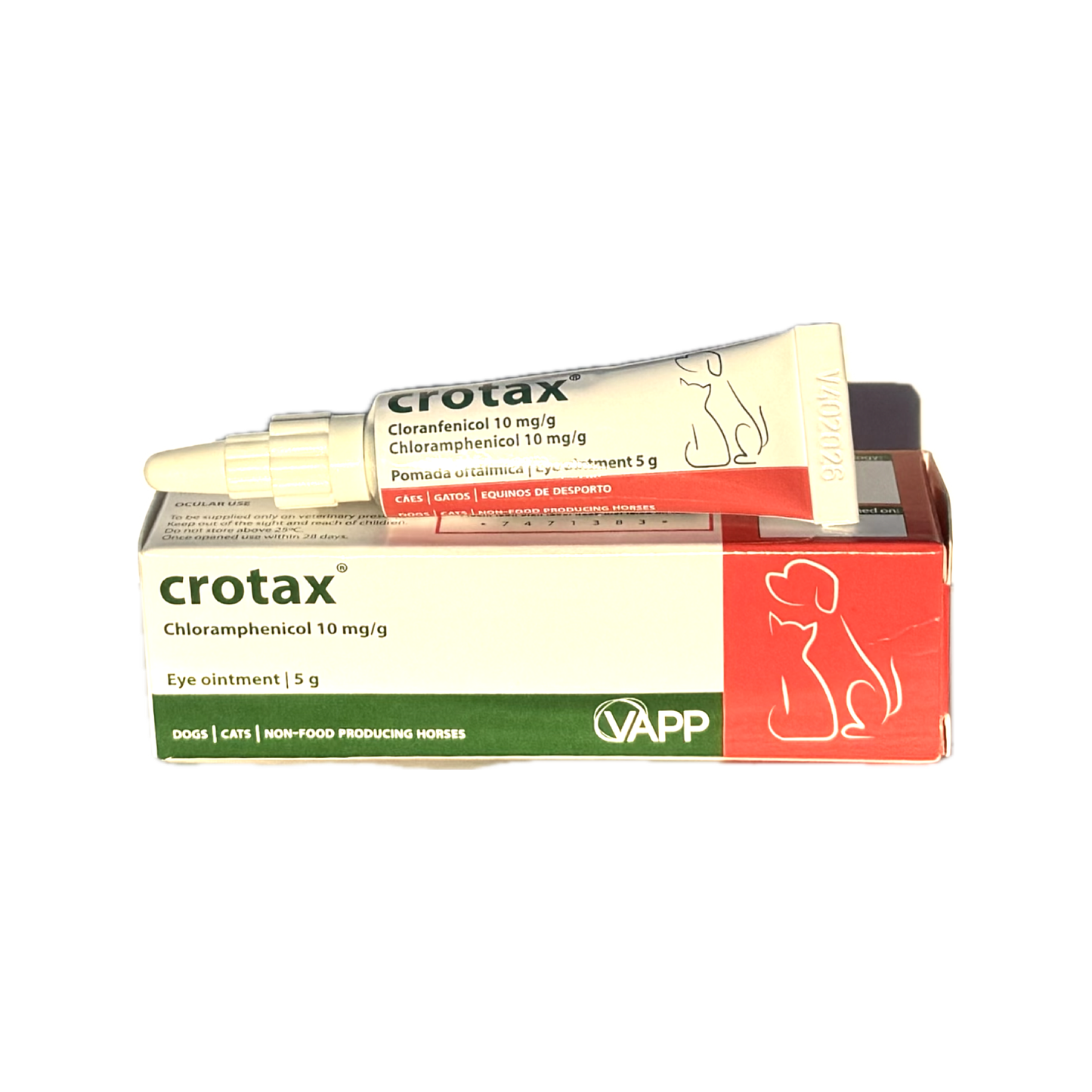 Crotax 5 gram (Chloramphenicol ointment)